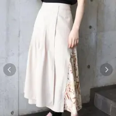 アシンメトリー ロングスカート