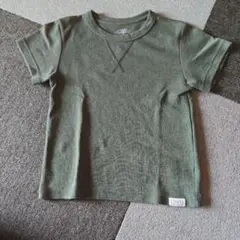 ELFINDOLL CLASSIC ワッフルTシャツ カーキ 110cmのサムネイル