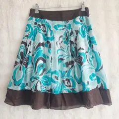 Apuweiser-riche アプワイザーリッシェ 花柄 フレアスカート Mのサムネイル