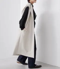 スミスタイル　フード付きロングベストのサムネイル