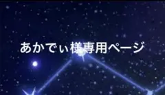 あかでぃ様専用ページ