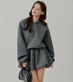 【新品未使用】Chico スウェットバルーンミニワンピース