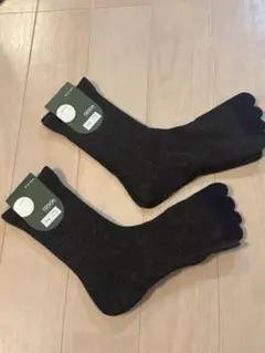 新品！rasox ラソックス　５本指　ソックス　2足セット　靴下　24-26