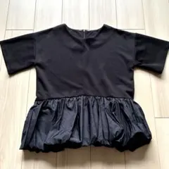 新品未使用　ぺプラムTシャツ　ブラックのサムネイル