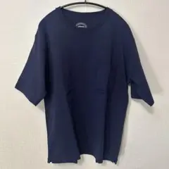 ユナイテッドアローズグリーンレーベルネイビーTシャツ ポケット付き