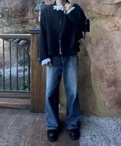 市川隼基さん着用 john galliano ジップブーツ ブラック箱付 27