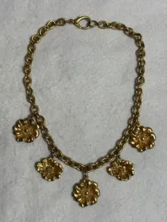 希少 KENZO ヴィンテージ ゴールド ネックレス KENZO ケンゾー ゴールド ヴィンテージ ネックレス 太陽と月のモチーフ