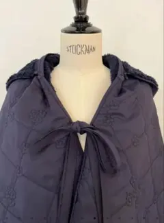 ロージーモンスターrosymonsterリバーシブルキルティングコートポンチョ 中古・古着通販】rosy monster (ロージーモンスター