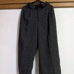 le.coeur blanc ドット柄 ワイドパンツ　新品未使用タグ付き