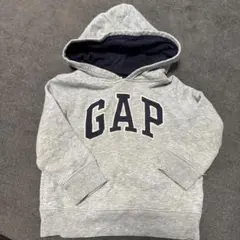 GAP グレー パーカー フード付き　裏起毛　2years