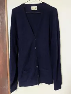 ARROW Mr. Golf ネイビー カーディガン 毛 アルパカ ポリエステル