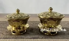 密教法具 蓮華型 お焼香 香合 香炉 仏具 仏教工芸品 真鍮製 密教法具 蓮華型 お焼香 香合 香炉 仏具 仏教工芸品 真鍮製 - メルカリ