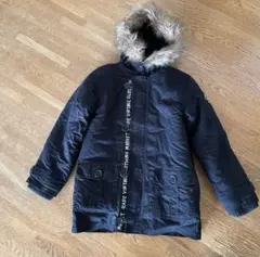 BREEZE 140cm モッズコート キッズ アウター ジャケット黒