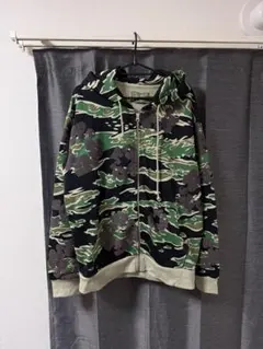 DENIM TEARS COTTON WREATH ZIP HOODIE