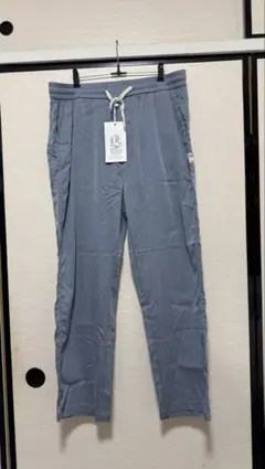 【新品・タグ付き】5XL メンズ カジュアルパンツ ブルー ウエストゴムのサムネイル