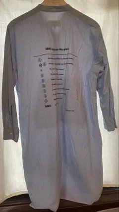 MM6 maison margiela ストライプシャツワンピース