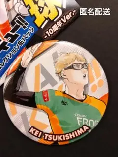 ハイキュー!!　コレクション缶バッジ　球　10周年Ver.　月島蛍