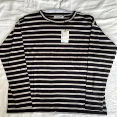 【未使用】SUN VALLEY ボーダー長袖Tシャツ 新品タグ付き