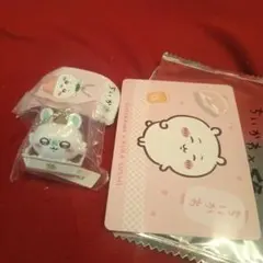 ちいかわ　モモンガ　 キーホルダーとメモカードセット　くら寿司