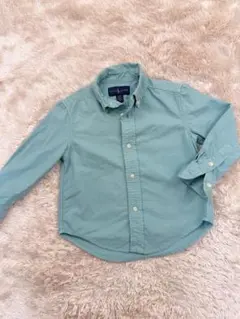美品 Ralph Lauren ラルフローレンキッズ長袖シャツ 90 95