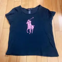 ラルフローレン　ビッグピンクポニー半袖TシャツMサイズ(8/10) 約140cm
