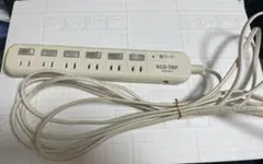 산와 공급 절전 ECO 탭 5m 雷ガード 6個口