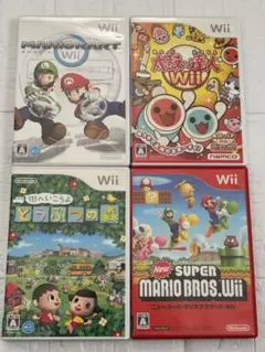 ⭐️24時間以内発送⭐️ Wiiソフトまとめ売り　4本セット　マリカー　どう森