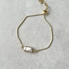 選べる 淡水パール ブレスレット ハンドメイド 大人可愛い シンプル