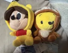 ディズニー着ぐるみマスコットミッキー、プーさん