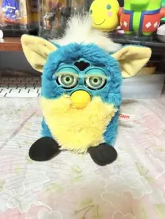 初代ファービー ぬいぐるみ 青とピンク 2体セット 動作確認済み - メルカリ