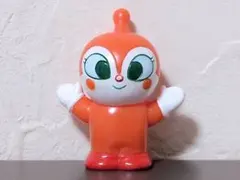 【腕可動式】ドキンちゃん　指人形　アンパンマン　ソフビ　レトロ
