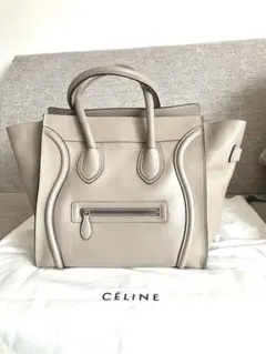 最終値下げ！ 超美品セリーヌ ラゲージ マイクロショッパー Sold Out—□新聞掲載□【CELINE セリーヌ】ラゲージマイクロショッパー
