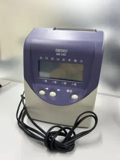 ★箱入 美品 SEIKO タイムレコーダー QR-395 + 新品カード50枚 ☆箱入 美品 SEIKO タイムレコーダー QR-395 + 新品カード50枚 - メルカリ