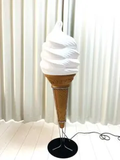 ソフトクリームスタンド 純正搬送用箱有り 点灯動作確認済み アイスクリーム型 店舗用品