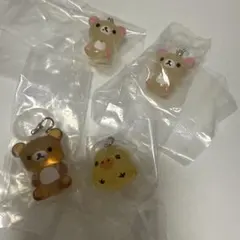 リラックマ クリアマスコットチャーム めじるしアクセサリー