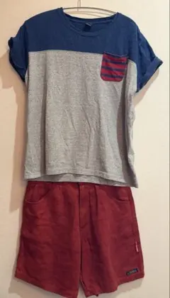 【3点セット】マナスタッシュ Tシャツ2枚＆ショーツ まとめ売りのサムネイル