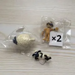 ひつじのショーン ガチャガチャ フィギュア 4体セット