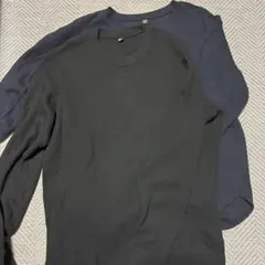 UNIQLO ワッフル長袖Tシャツ 2枚セット M・Lのサムネイル