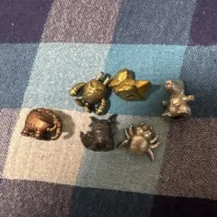 ポケモン　金属フィギュア　6個セット　ライチュウ　エレキッド　ワニノコ　など