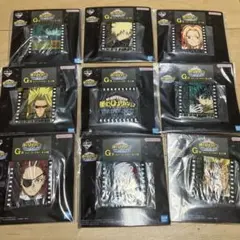 一番くじ　僕のヒーローアカデミア G賞　ラバーコースター　9種