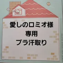 愛しのロミオ様　専用出品　ブラ汗取り