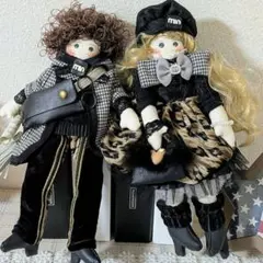 ハンドメイドドール☆カントリードール☆ペア☆