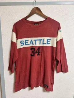 MANASTASH hemp フットボール長袖カットソー Lサイズ