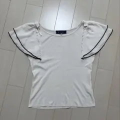 美品　エムズグレイシー　カットソー　半袖　白　ホワイトのサムネイル