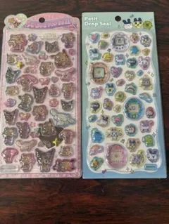 うるチュル　シール　プチドロップシール　たまごっち　日焼けキティ　正規品
