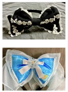 カチューシャ　２点セット、女の子、 キャサリンコテージ、ディズニー(シンデレラ)