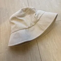 GU バケットハット クリーム色