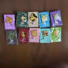 非売品！東京ディズニーリゾート25周年入園者プレゼントピンバッジ10個セット