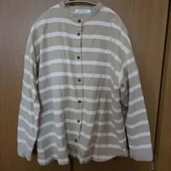 再入荷NEW◇SUN VALLEY◇バンドカラービッグシャツ5分袖 シロ - メルカリ