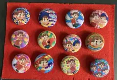 缶バッジコレクションボード & ペコちゃん缶バッジ 12個セット